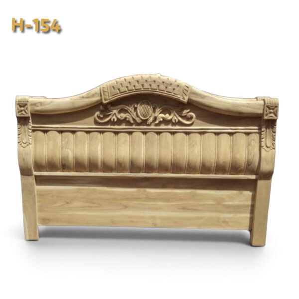 H-154  Without Counter, High Quality Design Bed (Sagwan)